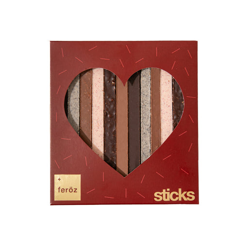 Caja Corazón Sticks