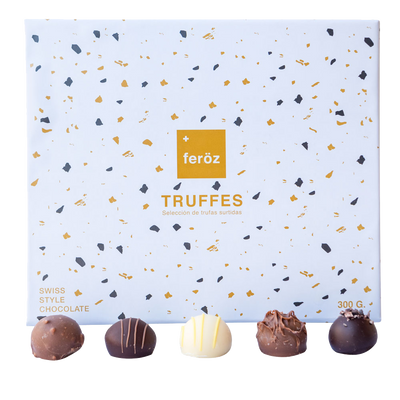 trufas bañadas en chocolate