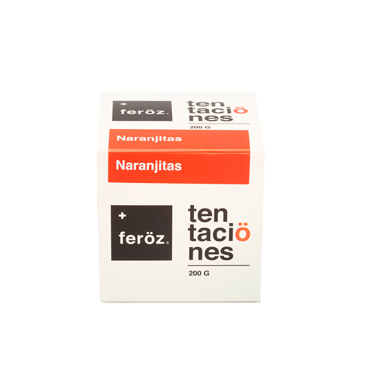 Caja Naranjitas confitadas - 200 g.