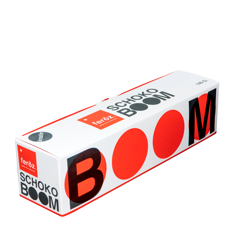 <b>Schoko Boom</b><br/>4 unid. - 140 g.- chocolates -Feröz Chocolates